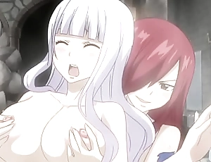 Fairy Tail OVA bath instalment [nude filter]