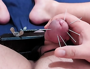Cock Skewering Extreme CBT - 7 and Spunk flow with Squeezed Balderdash