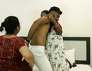 Indian Bengali wife and her hot amateur trine sex ! With Dirty audio