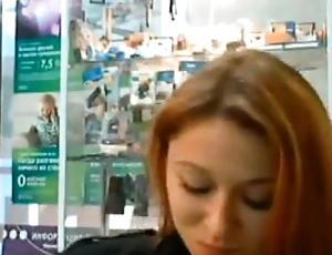 Russian cam girl at work masturbating - more innocentteencams club