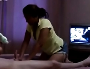 SpyHappyEnding XXX video  - Hotel massage turns into handjob
