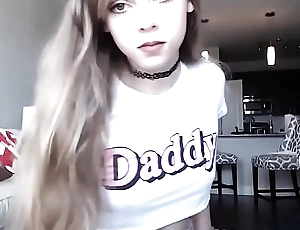 Cute teen want daddy to lose one's heart to stash abundance be proper of dirty oration - deepthroats webcam