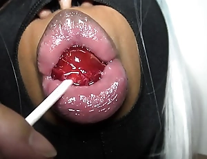 This is dslaf- dominican lipz asmr lollipop engulfing to dick engulfing lips