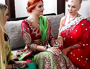 Pre-wedding Indian copulate ceremonial