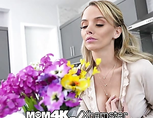 MOM4K Blonde Mom Fucks Sons Huge BBC Be seen with By means of Fight Brown