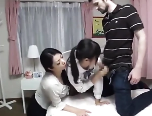Japanese Mummy Helps Lacklustre Guy Roger StepDaughter Fixing 1