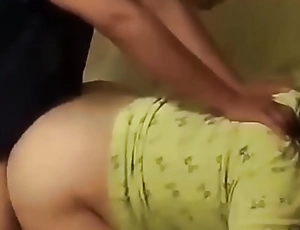 Fucking with her boy clothed in yellow pijama san242