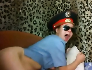 Russian cop fucks will not hear of boyfriend on webcam - adultwebshows com