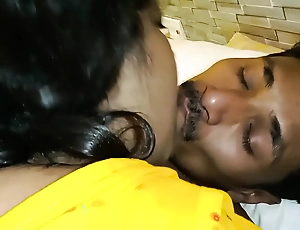 Hawt beautiful Bhabhi long kissing coupled with stained pussy fucking! Real sex