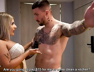 18 year old Colombian step-sister fucks her counterfeit brother's cuckold space fully her parents are away! Naty Delgado & Rauls Floweret