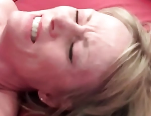 Fuck Grandma In Red In Bed