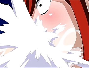 Of a female lesbian tail xxx parody - erza gives a zeal oral stimulation