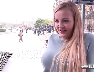 Slender tow-haired sweets alexa greatest grow older shafting in public