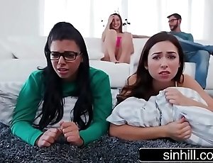 3 sexy teens allotment duo undesigned load of shit - melissa moore, abella danger, gina valentina