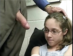 Incompetent legal age teenager chick drilled by psychoanalyst